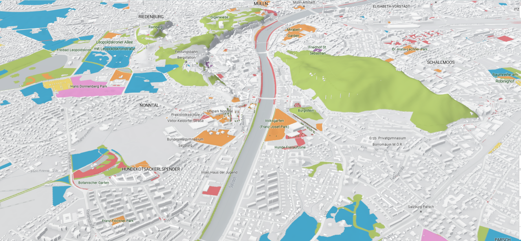 Salzburg 3D Map